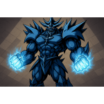 Obelisk the Tormentor in intimidating… – Abstract Gaming Playmat
