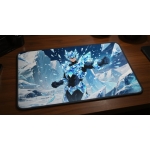 A heroic illustration in Takahashi’s art – Abstract Gaming Playmat