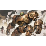 A mechanical mecha illustration in 1990s – Custom Gaming Playmat