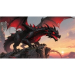 A detailed anime illustration in the – Dark Gaming Playmat
