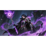 A high fantasy warrior artwork in – Fantasy Gaming Playmat