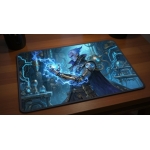Custom gaming playmat design featuring artwork inspired by 'A steampunk fantasy illustrati...' in sci-fi style featuring b...