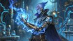 A steampunk fantasy illustration in V… – Sci-Fi Gaming Playmat