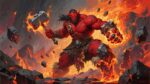 A dynamic fantasy artwork in Wayne – Colorful Gaming Playmat