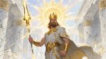 A divine magic illustration in Greg – Fantasy Gaming Playmat