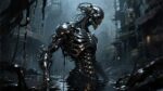 A dark fantasy illustration in the – Dark Gaming Playmat
