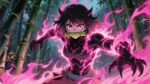 A powerful demon artwork in Demon – Nature Gaming Playmat