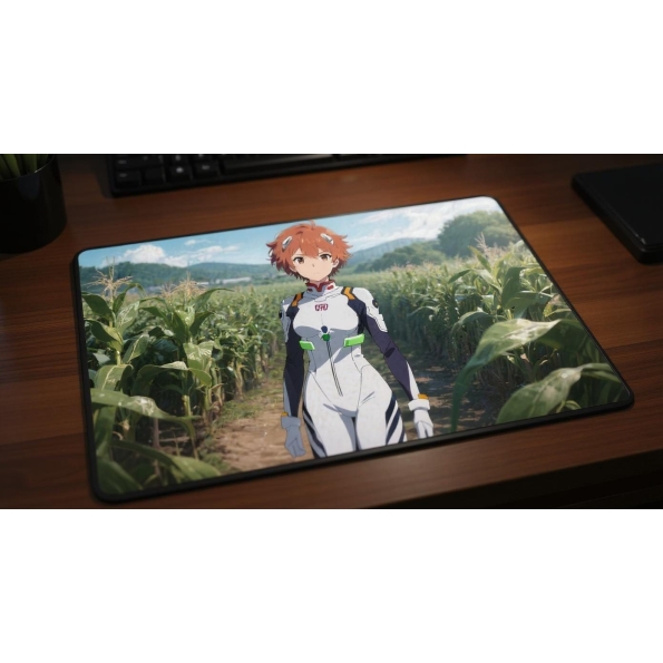 Custom gaming playmat design featuring artwork inspired by 'A squad leader artwork in Darl...' in portrait style optimized...