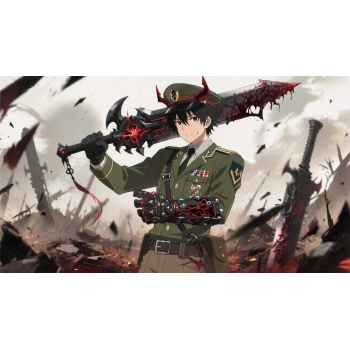 Premium Gaming Playmat - Ultimate Cursed Gear Warfare