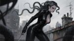 A deadly assassin artwork in Daarken’s – Urban Gaming Playmat