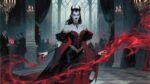 A vampire noble illustration in Cynthia – Fantasy Gaming Playmat