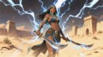 A gerudo chief artwork in Breath – Fantasy Gaming Playmat