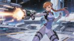 A bounty hunter illustration in Yoshio – Sci-Fi Gaming Playmat