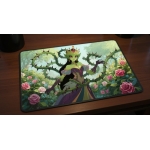 Custom gaming playmat design featuring a creature with queen optimized for landscape format created by Bozo Egg