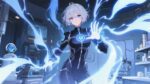 A psychic illustration in anime chara… – Sci-Fi Gaming Playmat