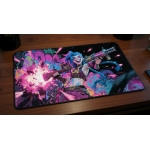Custom gaming playmat design featuring artwork inspired by '**A dynamic fantasy artwork in...' in colorful style featuring...