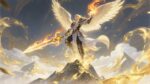 A divine magic illustration in Chengwei – Fantasy Gaming Playmat