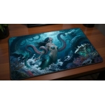 Custom gaming playmat design featuring a magic in fantasy style optimized for landscape format created by Bozo Egg