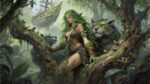A verdant gravure scene in Luis – Nature Gaming Playmat