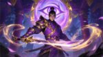 A spirit magic illustration in Riot – Fantasy Gaming Playmat