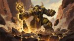 A earth magic artwork in Valve’s – Fantasy Gaming Playmat
