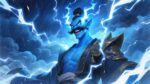 A storm illustration in Kunkka’s style, – Custom Gaming Playmat