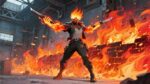 A dynamic combat artwork in Valorant’s – Custom Gaming Playmat